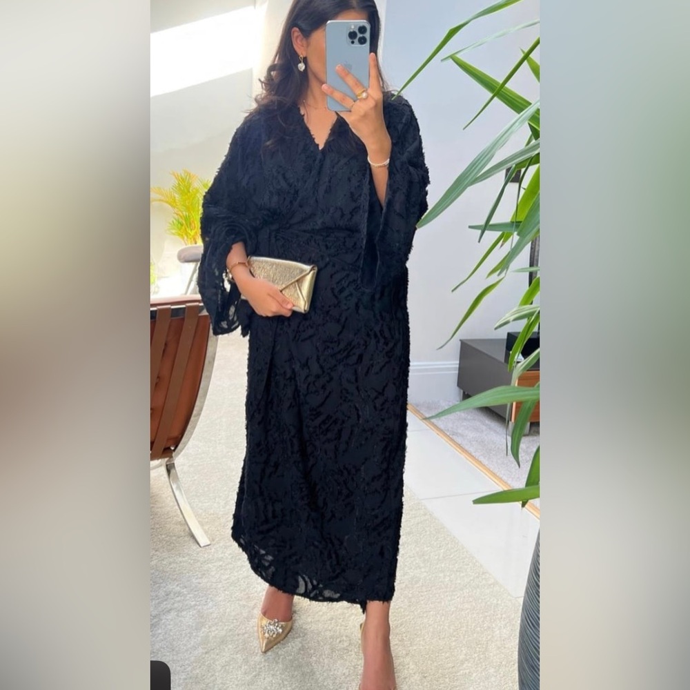 Modest wrap dress